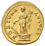 Vespasiano (69-79) Aureo - Testa laureata a ... 
