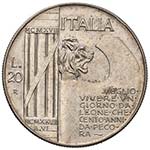 Vittorio Emanuele III (1900-1946) 20 Lire ... 