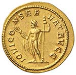 Diocleziano (284-305) Aureo - Busto laureato ... 
