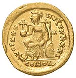 Teodosio II (402-450) Solido ... 