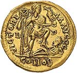 Costantino III (407-411) Solido (Lugdunum, ... 