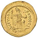 Giustino II (565-578) Solido - Busto ... 
