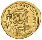 Leone III (725-732) Solido - Busto di fronte ... 