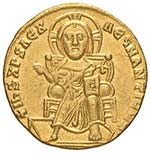 Basilio I (867-886) Solido - Cristo seduto ... 