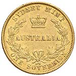 AUSTRALIA Vittoria (1837-1901) Sterlina 1865 ... 