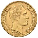 COLOMBIA 5 Pesos 1924 - ... 