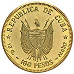 CUBA 100 Pesos 1977 Carlos Manuel de ... 