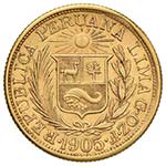 PERU Libra 1905 - Fr. 73 AU (g 8,00) Minimo ... 