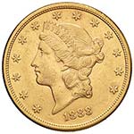 USA 20 Dollari 1888 S - ... 