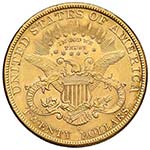 USA 20 Dollari 1896 S - Fr. 178 AU (g 33,46) ... 