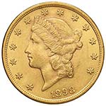 USA 20 Dollari 1898 - ... 