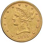 USA 10 Dollari 1895 - ... 