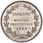 CAMERINO Medaglia 1888 Mostra Provinciale - ... 