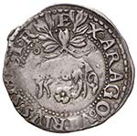 NAPOLI Carlo V (1516-1554) Carlino sigla R - ... 