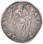 Paolo IV (1555-1559) Giulio - Munt. 18 AG (g ... 