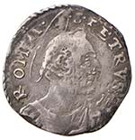 Clemente VIII (1592-1605) 1/2 Grosso - Munt. ... 