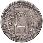 Clemente IX (1667-1669) Piastra - Munt. 4 AG ... 