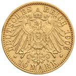 GERMANIA Wilhelm II (1888-1918) 10 Marchi ... 