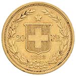 SVIZZERA Confederazione - 20 Franchi 1883 - ... 