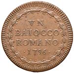 Benedetto XIV (1740-1758) Baiocco 1756 A. ... 