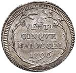 Pio VI (1775-1799) 25 Baiocchi 1796 A. XXII ... 