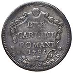Pio VI (1775-1799) 2 Carlini 1781 A. VII - ... 
