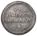 Pio VI (1775-1799) Baiocco 1780 - Munt. 93 ... 