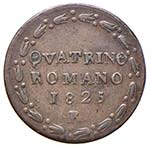 Leone XII (1823-1829) Quattrino 1825 A. II - ... 