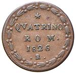 Leone XII (1823-1829) Quattrino 1826 A. IV - ... 