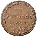 Pio VI (1774-1799) Ancona – Baiocco 1796 ... 