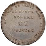 Repubblica romana (1798-1799) Medaglia 27 ... 