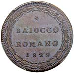 Pio VIII (1829-1830) Baiocco 1829 A. I – ... 