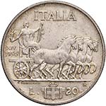 Vittorio Emanuele III (1900-1946) 20 Lire ... 