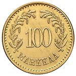 FINLANDIA 100 Markkaa 1926 – Fr. 8 AU (g ... 