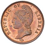 LIBERIA Cent 1890 E ... 