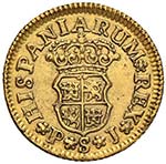 SPAGNA Filippo V (1700-1746) Mezzo escudo ... 