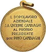 Medaglia A. XVI 1938 dedicata al ... 