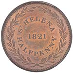 ST. HELENA & ASCENSION Mezzo Penny 1821– ... 