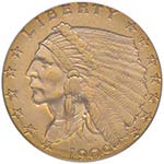 USA 2,50 Dollari 1909 ... 