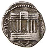 NUMIDIA Juba I (60-46 a.C.) Denario - AG (g ... 