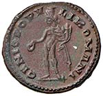 Galerio (305-311) Follis - Busto laureato a ... 