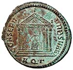 Massenzio (306-312) Follis (Aquileia) Testa ... 