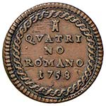 Clemente XIII (1758-1769) Quattrino 1758 A. ... 