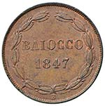Pio IX (1846-1870) Bologna - Baiocco 1847 A. ... 