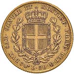Carlo Alberto (1831-1849) 20 lire 1845 T - ... 