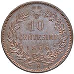 10 Centesimi 1866 H - Nomisma 944 CU 