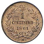 Vittorio Emanuele II (1861-1878) Centesimo ... 