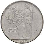 Repubblica italiana - 100 Lire 1957 - AC ... 
