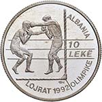 ALBANIA 10 Leke 1992 - AG (g 28,43) ... 