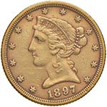 USA 5 Dollari 1897 - Fr. ... 
